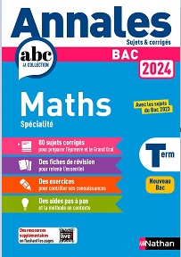 annales bac maths terminale